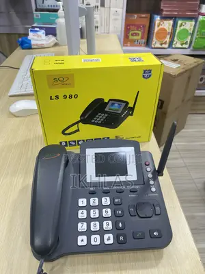 Sq Mobile Sq Ls-980 Dual Sim GSM Wireless Landline Desktop Phone