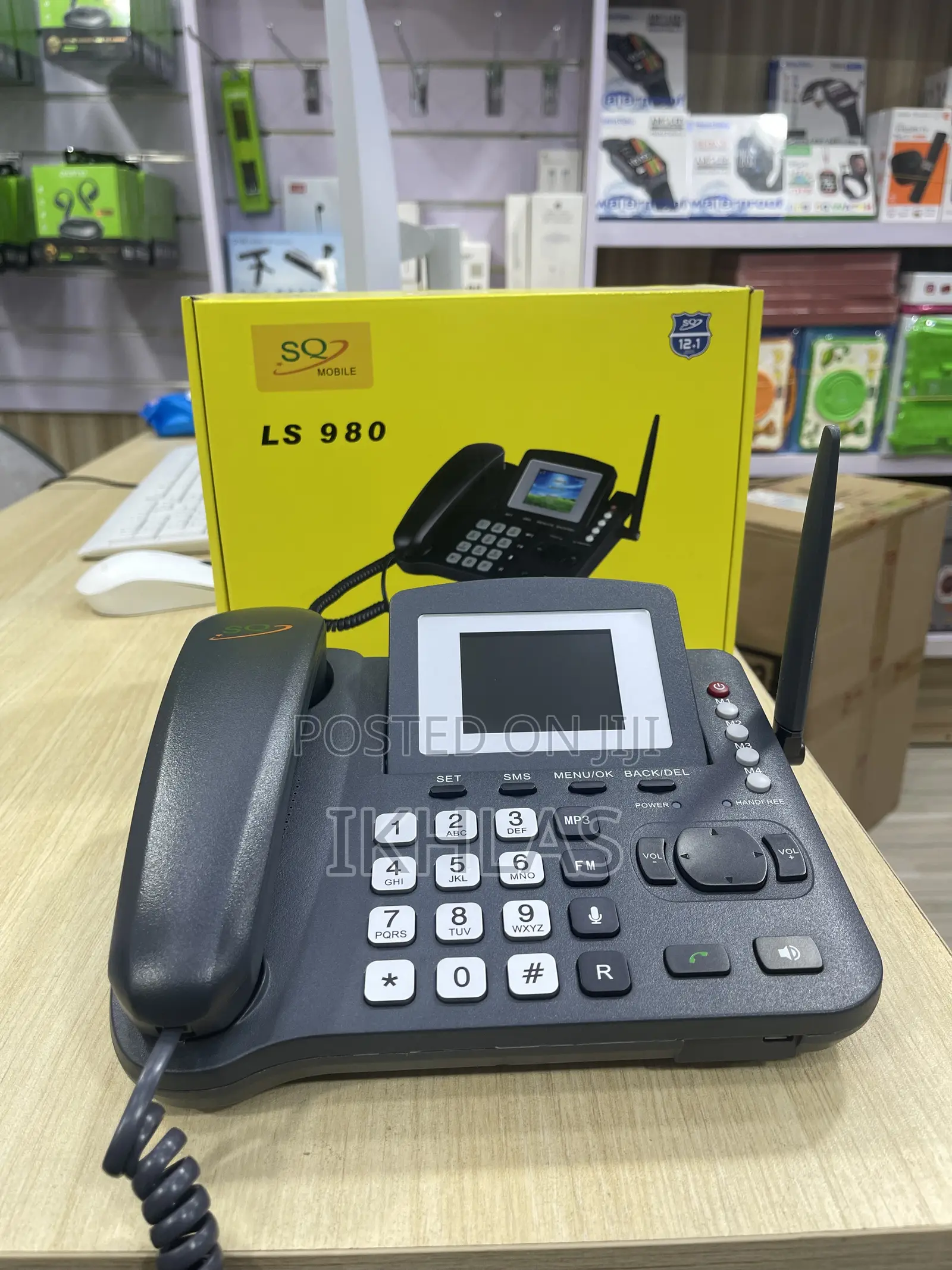 Sq Mobile Sq Ls-980 Dual Sim GSM Wireless Landline Desktop Phone