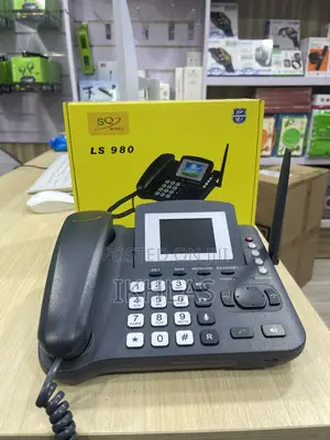 Sq Mobile Sq Ls-980 Dual Sim GSM Wireless Landline Desktop Phone
