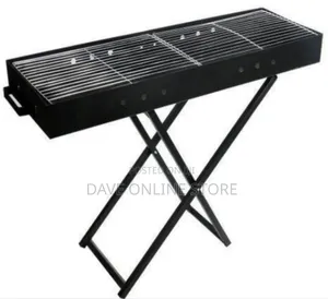 Portable Rectangular Charcoal Barbecue Grill