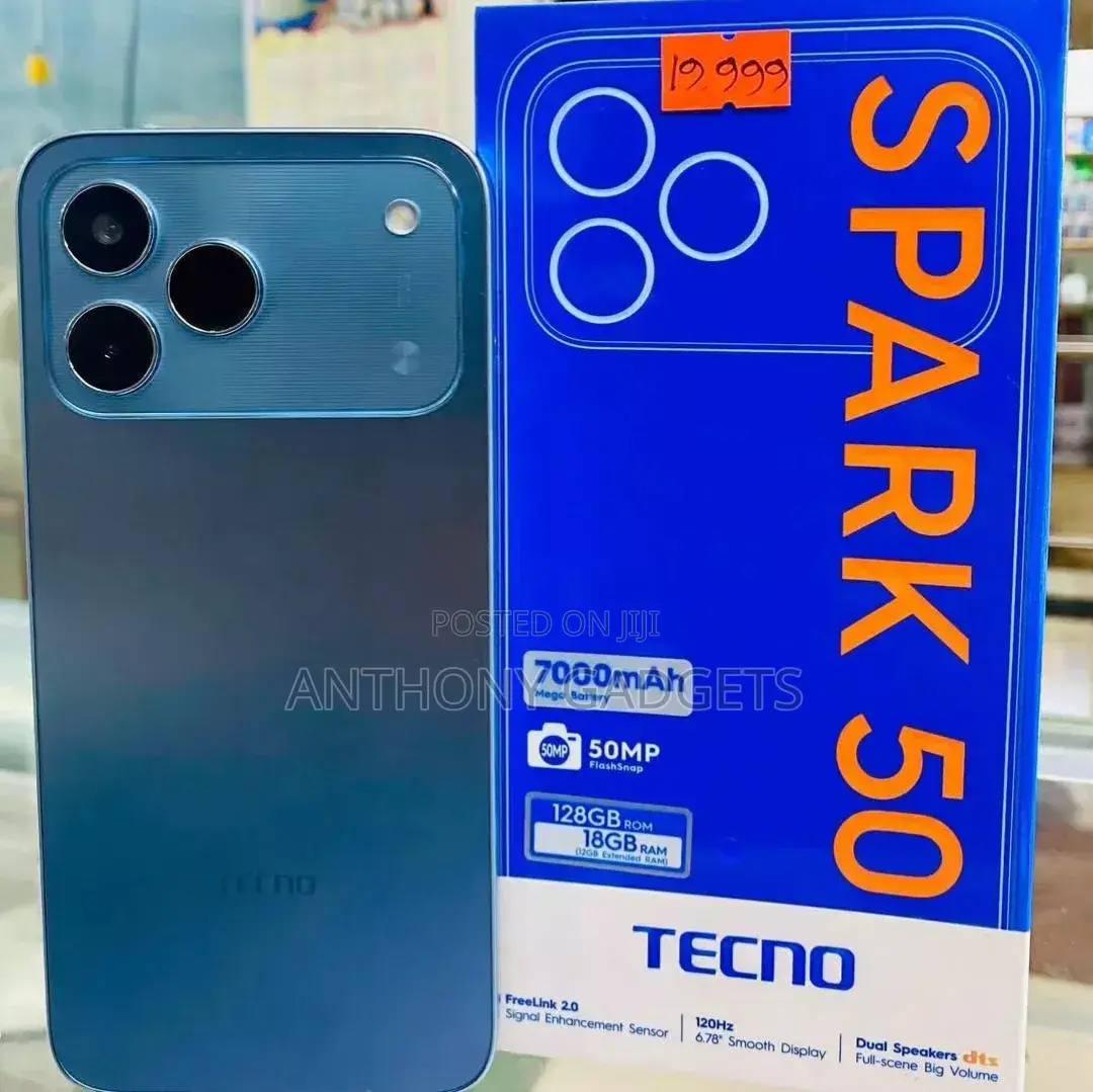 New Tecno Spark 50 128 GB Blue