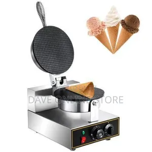 Commercial Ice Cream Cone Waffle Maker / Egg Roll Machine