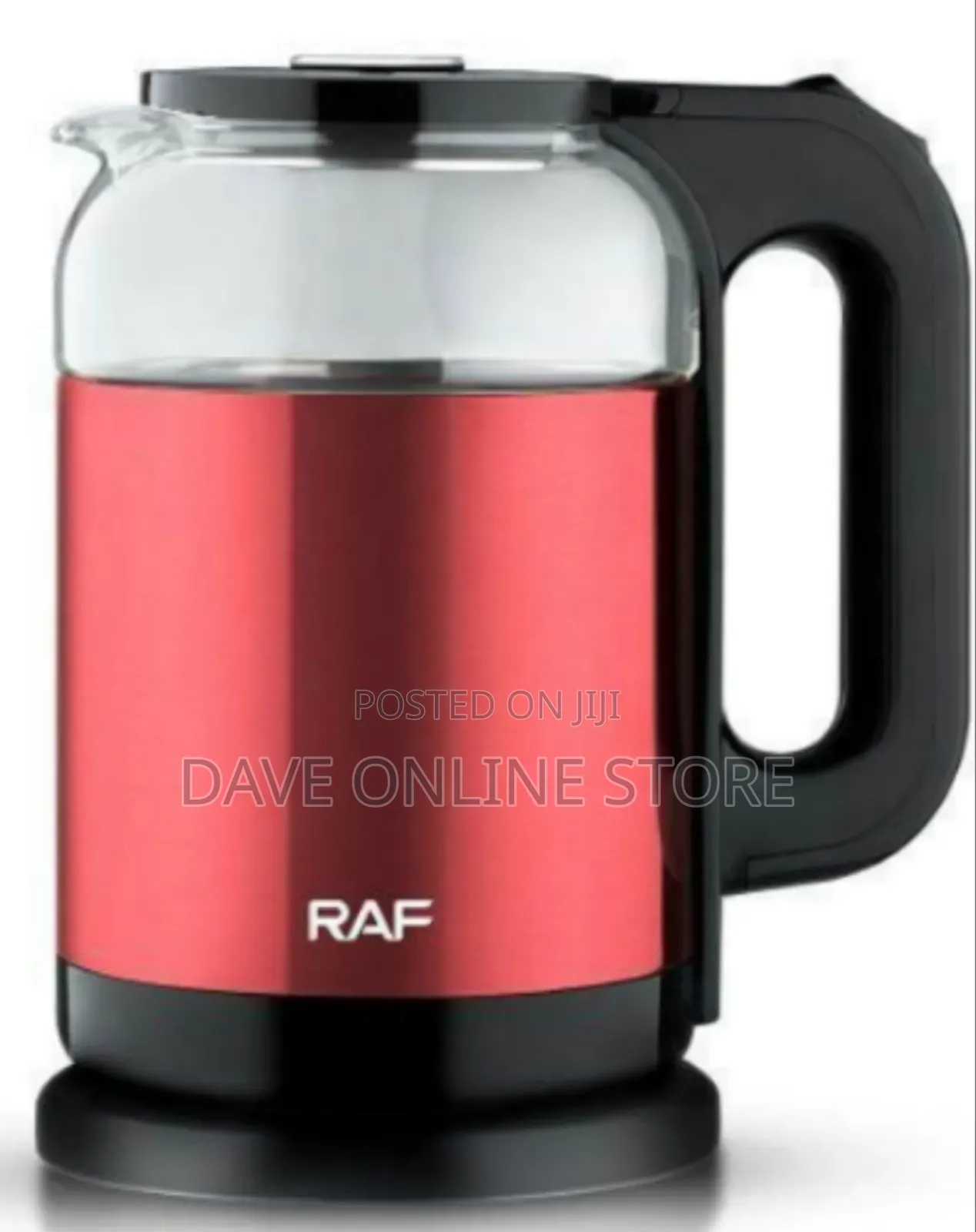 Raf Borosilicate Glass Electric Kettle