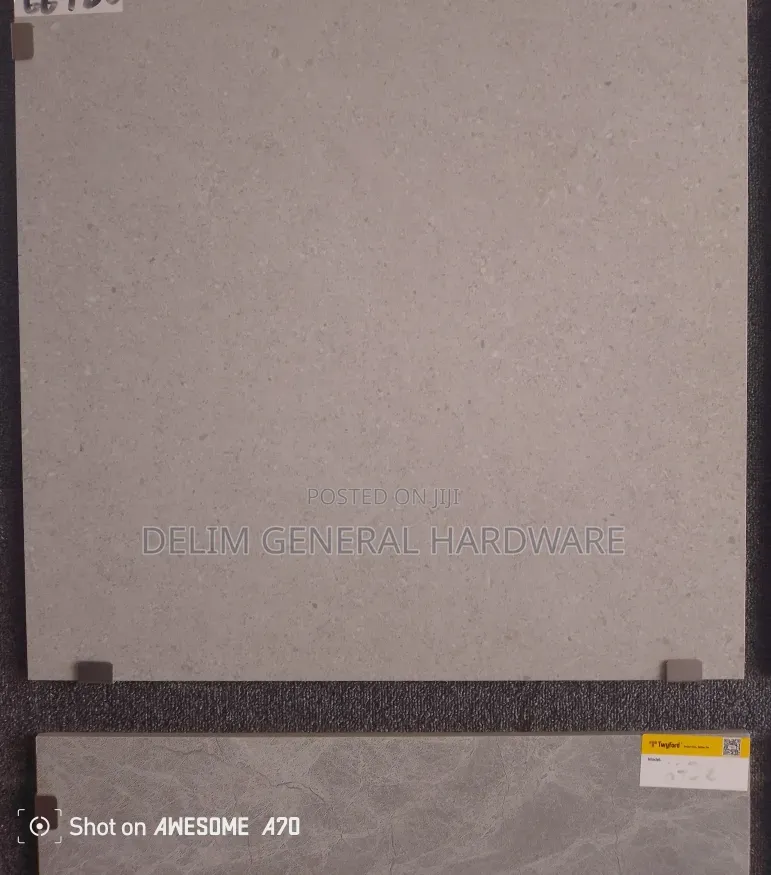 Cream Terrazzo Floor Tiles 60 by 60