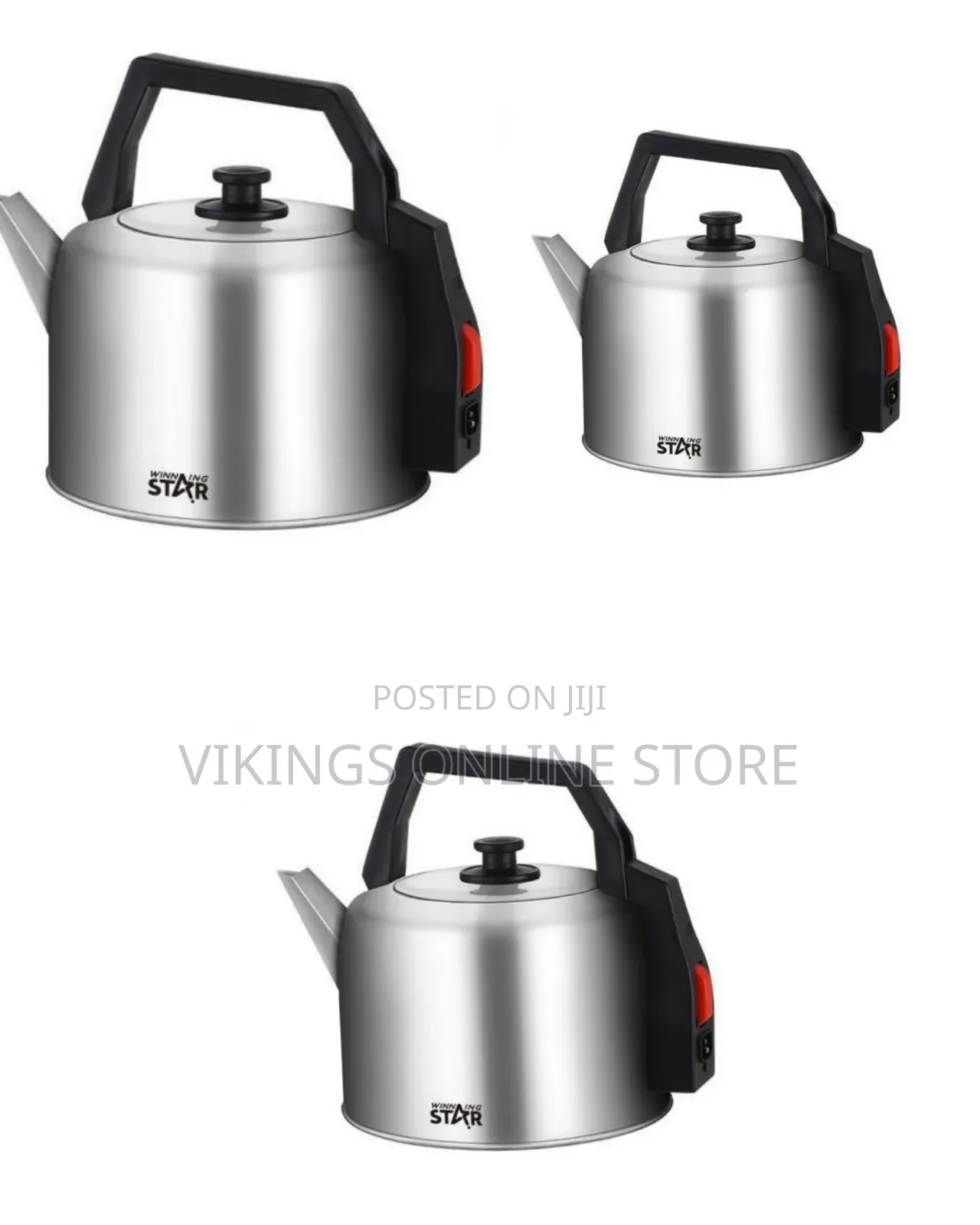 Winningstar 5litres Water Boiling Electric Kettle - Sliver