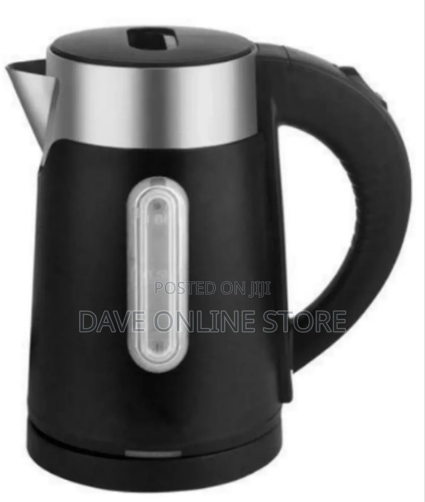Modern Matte Black Electric Kettle