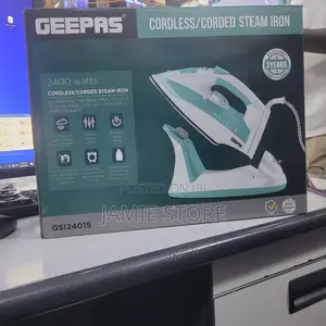 Geepas Corded/ Cordless Steam Iron, Steam Iron