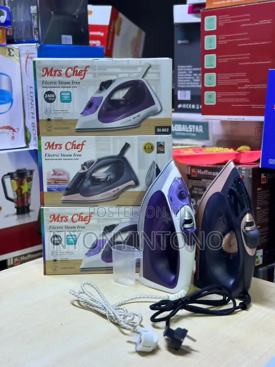 Mrs Chef High-Quality Dry and Steam Iron