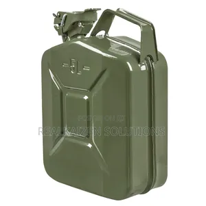 5l Heavy-duty Steel Military Green Fuel Jerrycan With Safety Pin