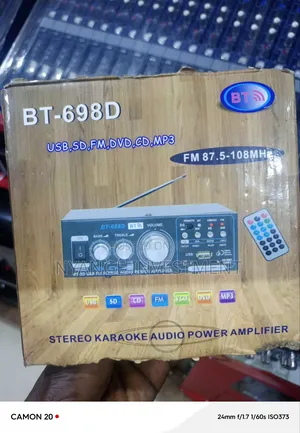 Bt-698d Stereo Karaoke Audio Power Amplifier. Audio, Music Amplifier