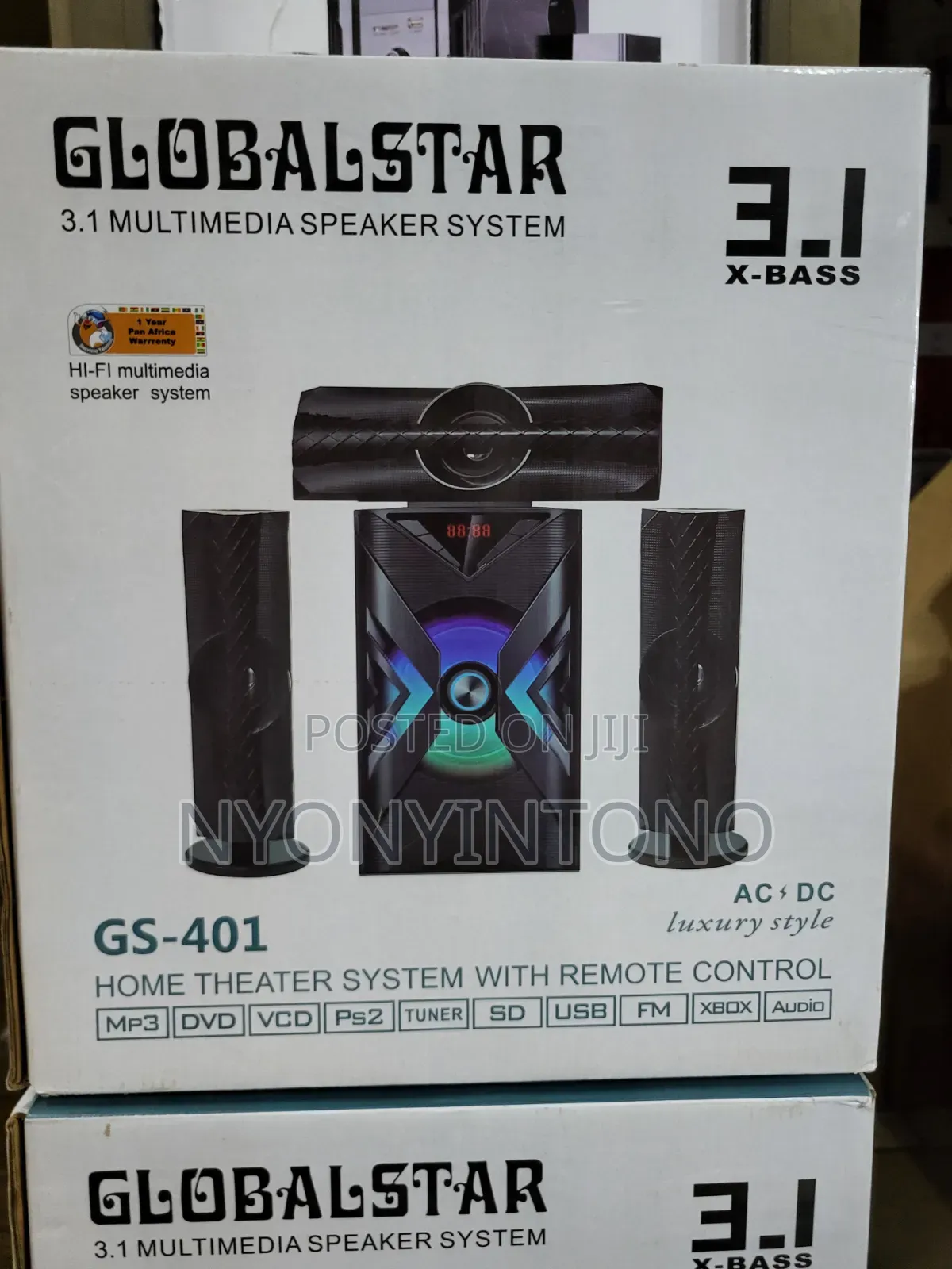 Globalstar 3.1ch Multimedia Speaker With Fm Radio, Bluetooth and Usb