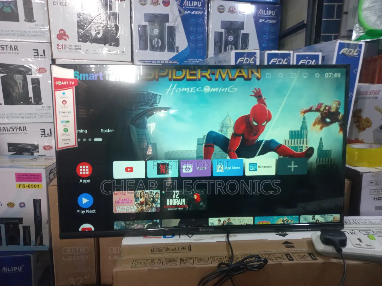 Mi Tech Smart Frameless Tv 32inches