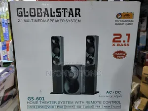 Globalstar 2.1ch Multimedia Speaker With Usb, Bluetooth and Fm Radio
