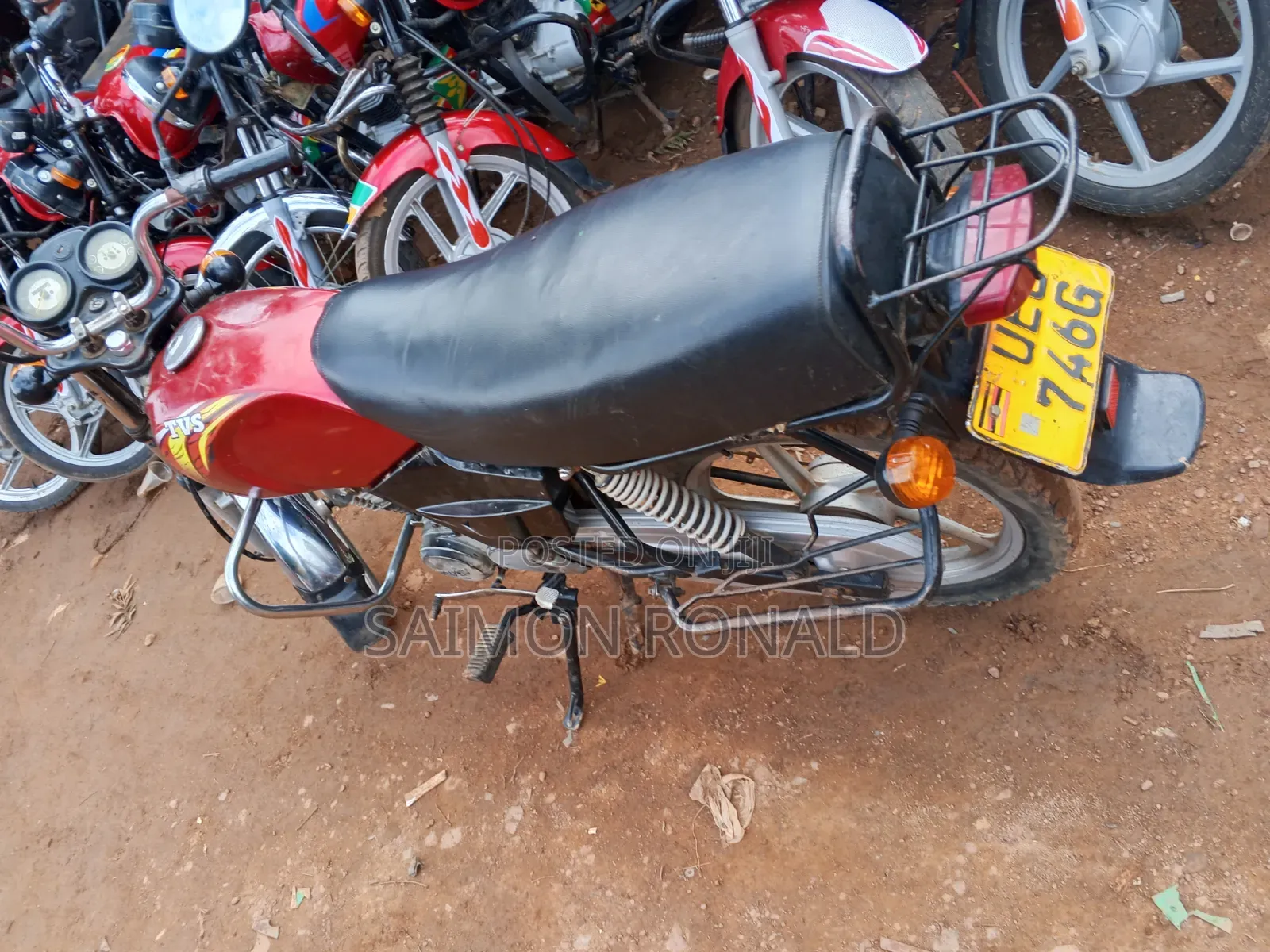 TVS XL 100 2015 Red