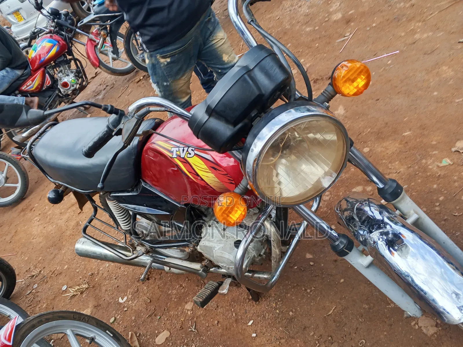 TVS XL 100 2015 Red