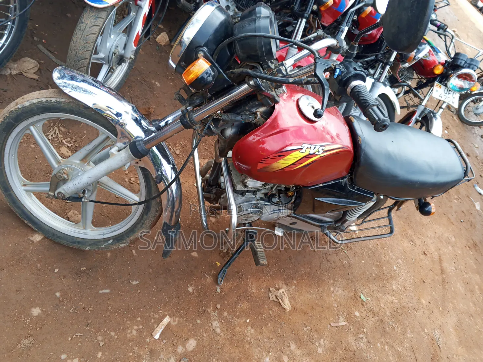 TVS XL 100 2015 Red
