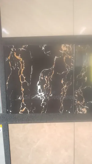 50 by 50 Black Floor Tiles Twyford