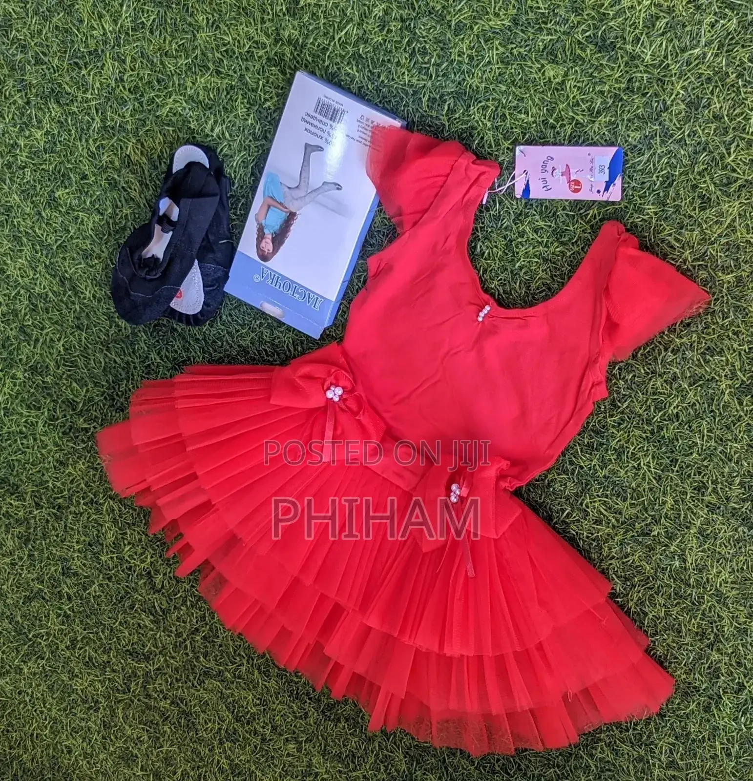 Red Ballet/Ballerina Dress Set
