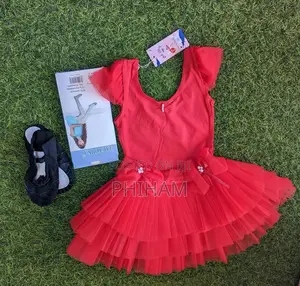 Red Ballet/Ballerina Dress Set