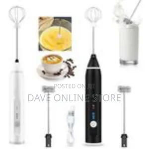 Handheld Electric Milk Frother And Mini Mixer Set