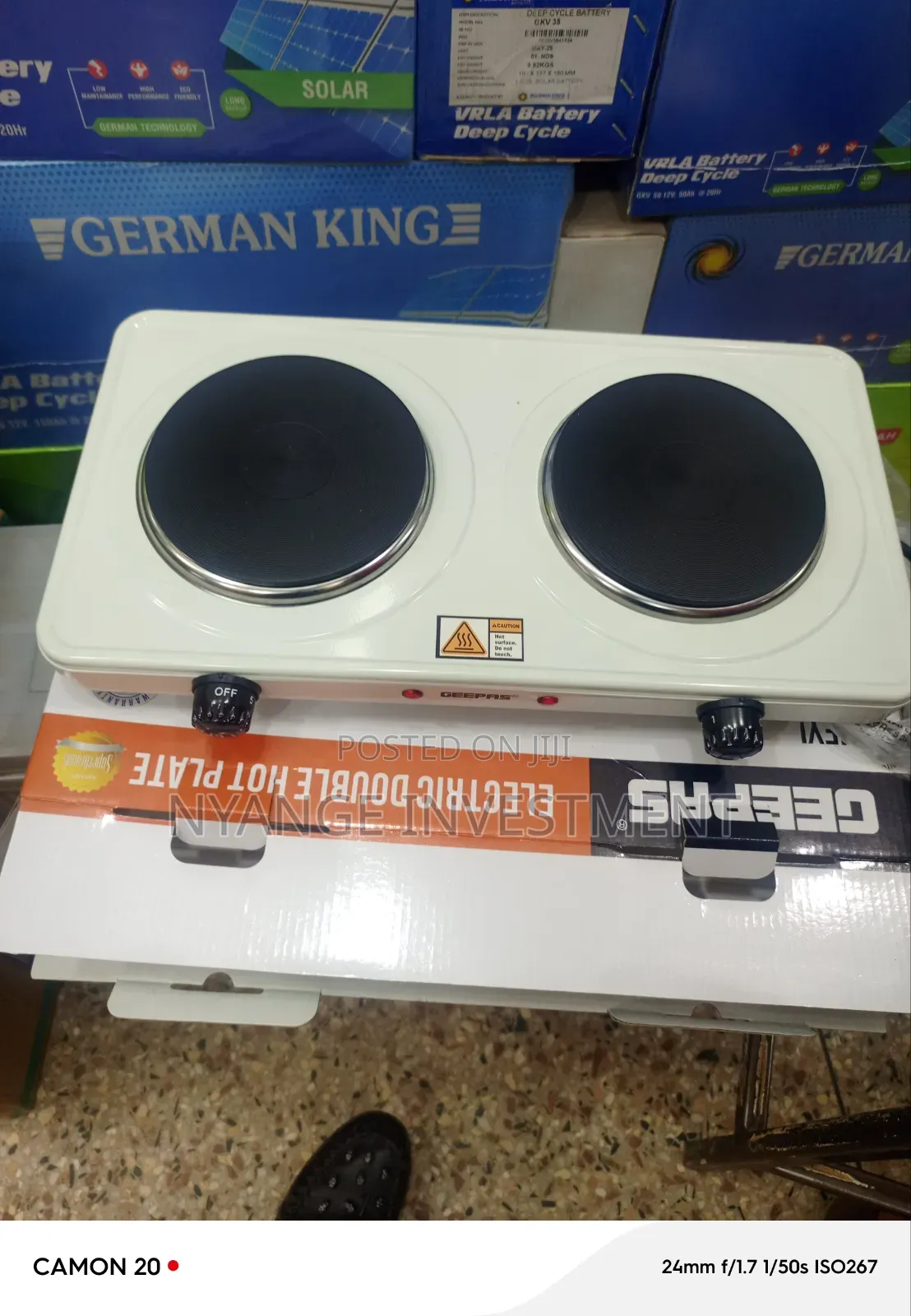 Hot Plate. Geepas Double Hot Plate