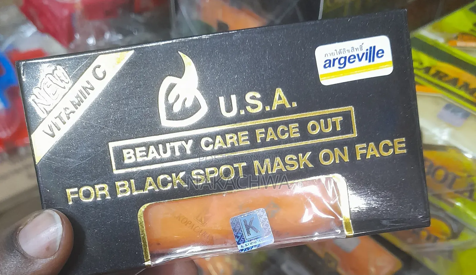 3 Pieces of Usa Black Spot Mask Soap
