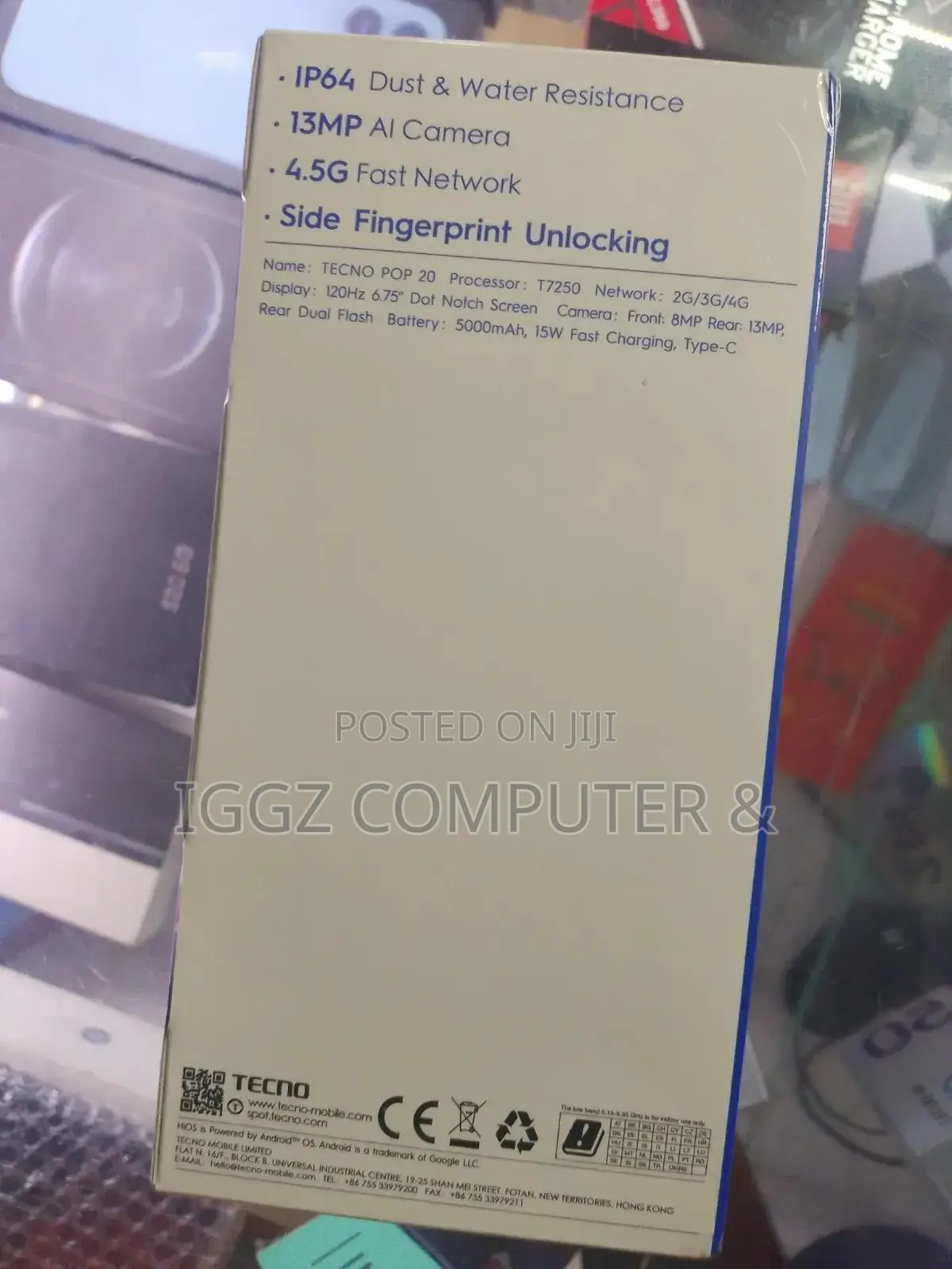 New Tecno Pop 20 64 GB Black