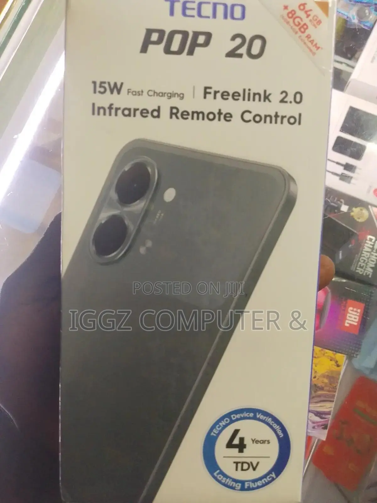 New Tecno Pop 20 64 GB Black