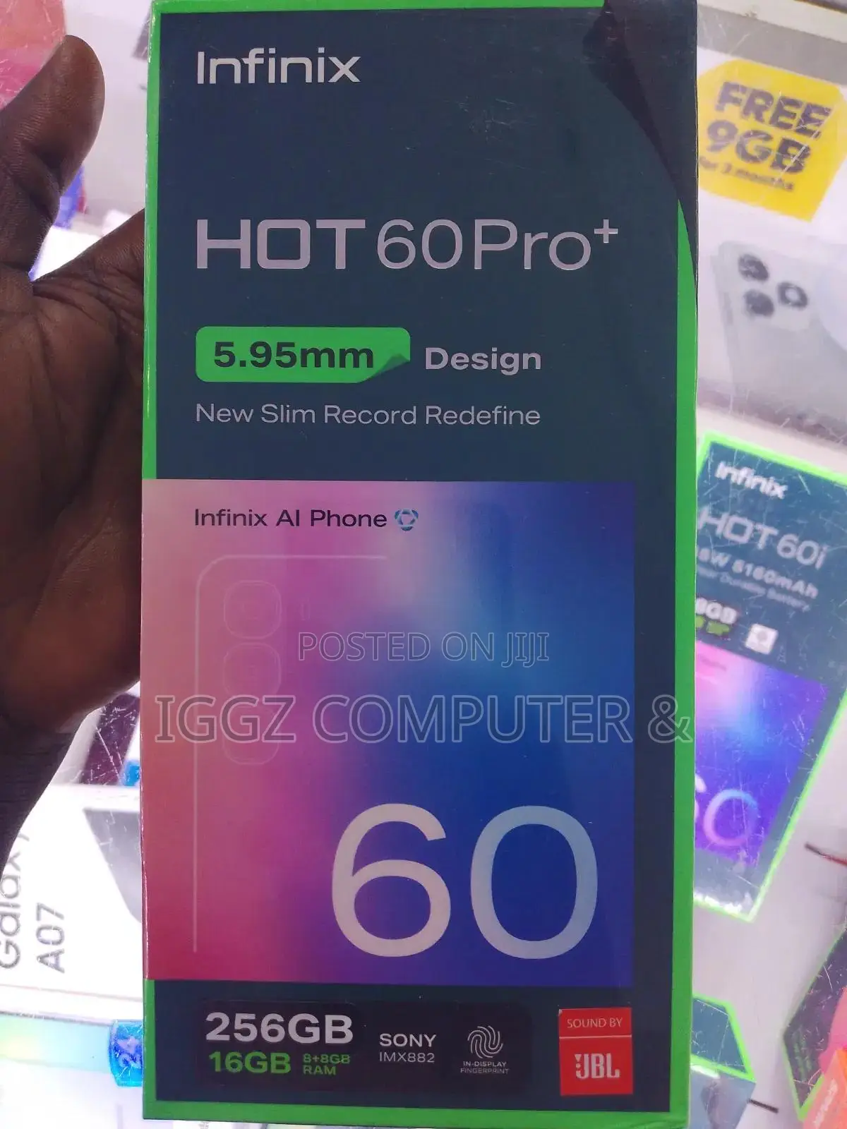 New Infinix Hot 60 Pro+ 256 GB Black
