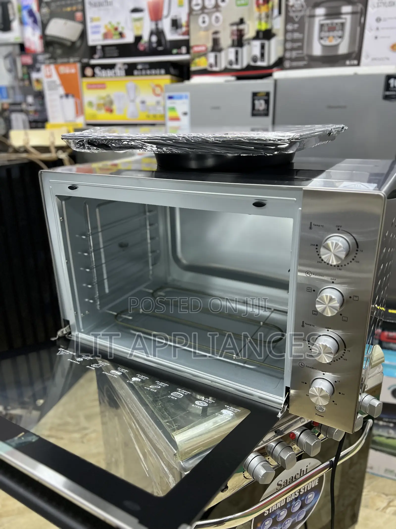 Dw 120l Electric Oven With Timer,Temperature and Stainless Steel Body.