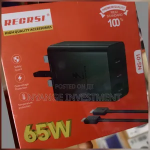 Recrsi Ns-01 65w Super Fast Charger With Multiple Ports .