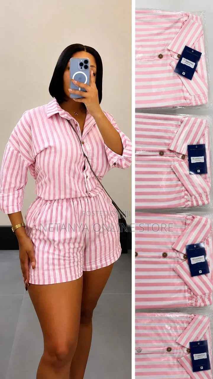 Stripped Clothing Set