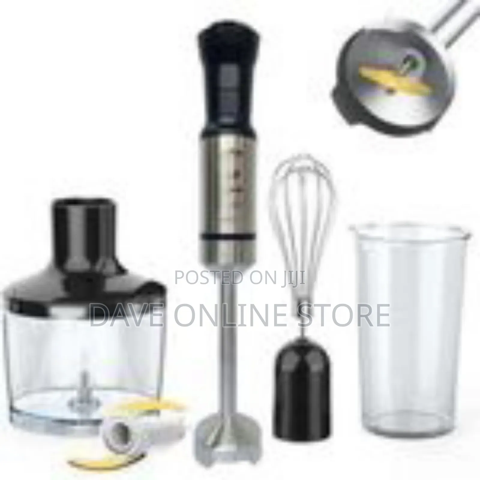 4-in-1 Hand Blender With Whisk and Mincer