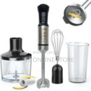 4-in-1 Hand Blender With Whisk and Mincer
