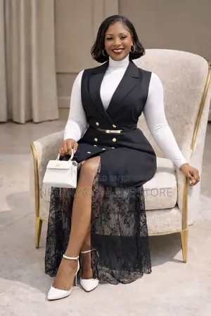 Fashion Nova Sheer Dress With Lace