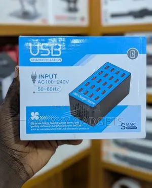 Usb Charging Station,100w 20-Port Multi Device Charger