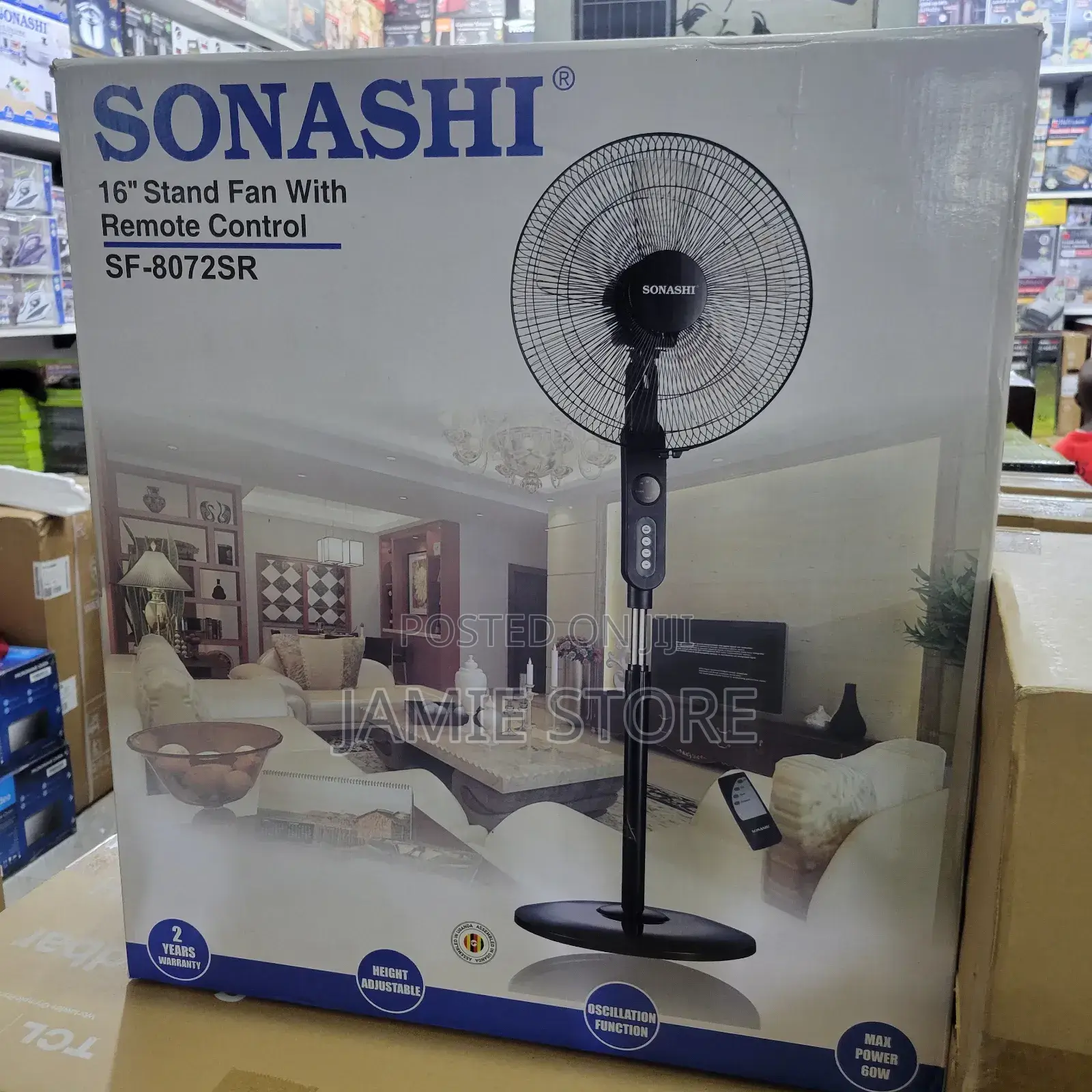 16inch Sonashi Stand Fan With Remote Control