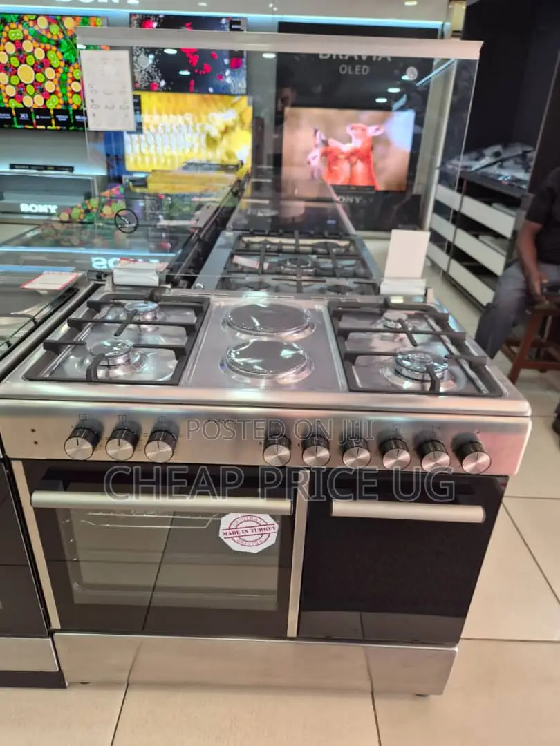 Venus Vc9642 90cm Freestanding Cooker 4 Burners 2 Hotplates