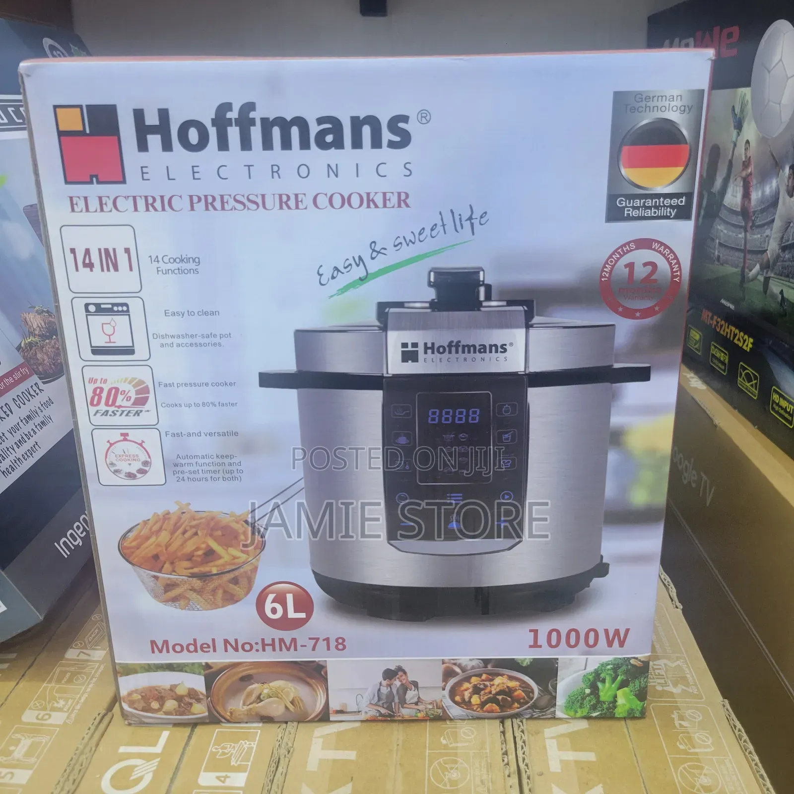 6l Hoffman Electric Pressure Cooker With Steamer