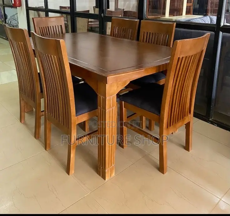 Light Mahogany 6seater Dining Table
