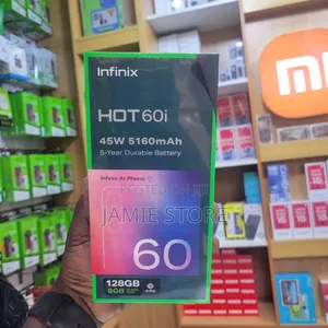 New Infinix Hot 60i 128 GB Black