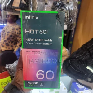 New Infinix Hot 60i 128 GB Black
