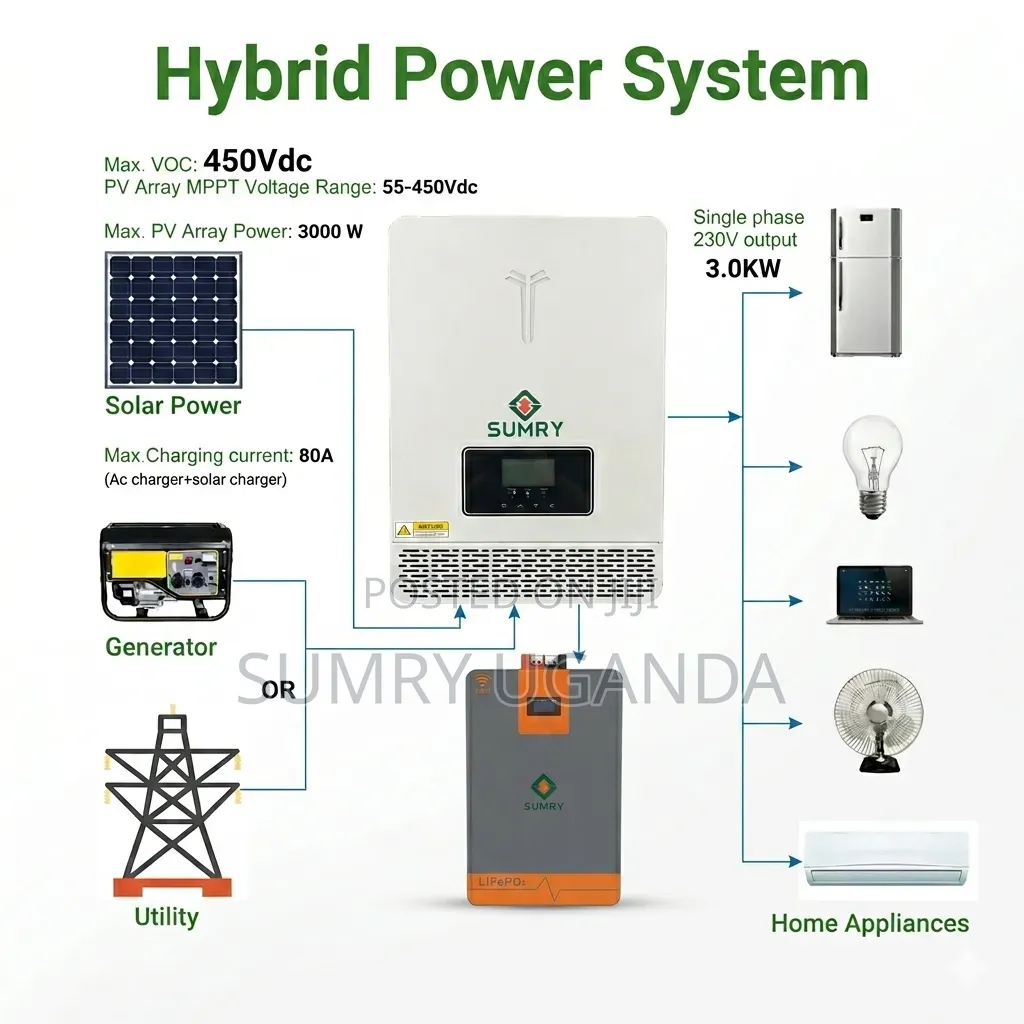 Easy Install Hybrid Inverter 1000w/2000w/3200w Available