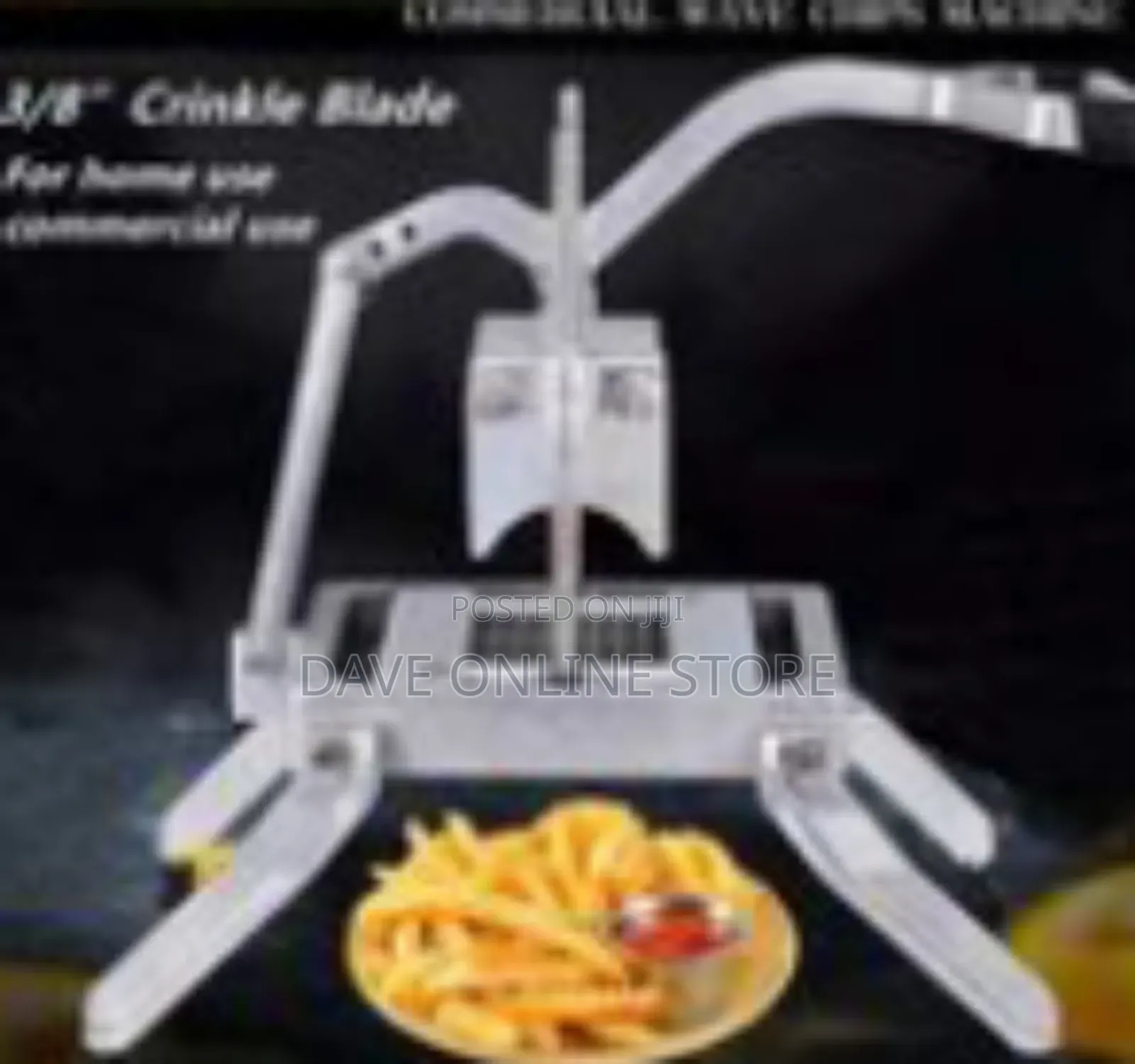 Heavy-Duty Commercial Manual Crinkle-Cut