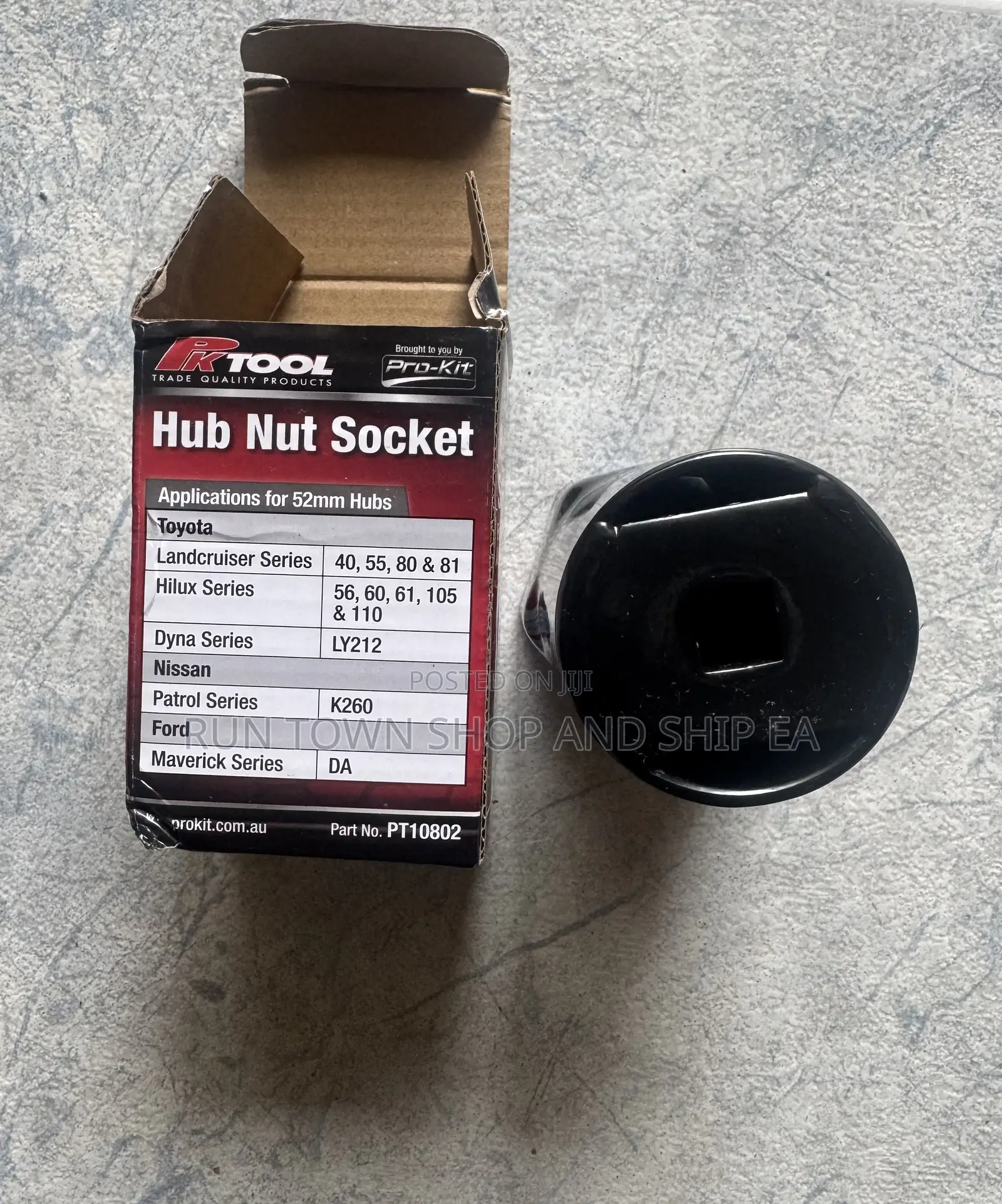 Pk Tools Hub Nut 55mm 52mm 6pt Socket 3/8"