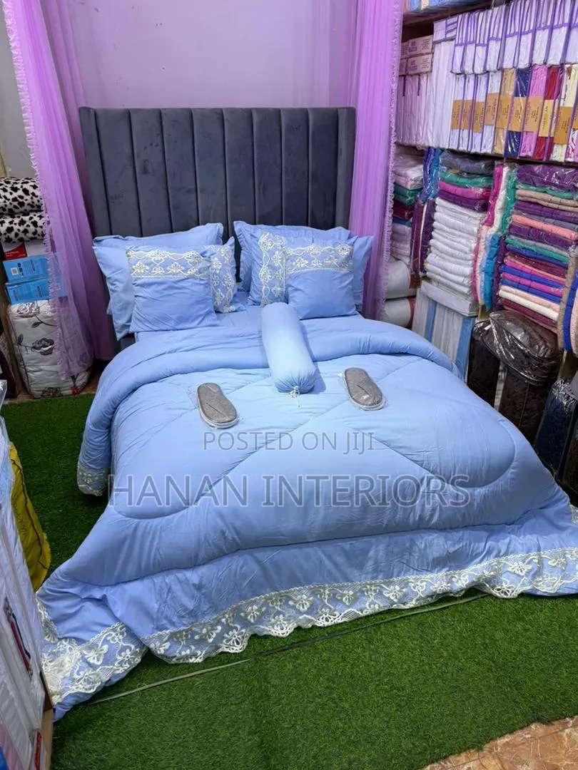 12pc Imported Duvet With Lace
