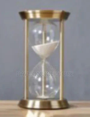 Elegant Vintage Brass Hourglass Sand Timer