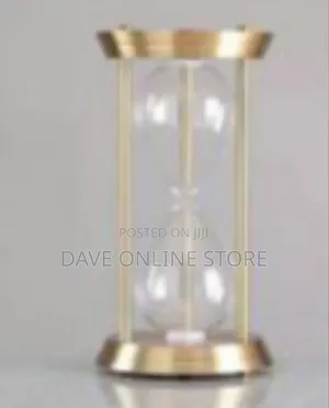 Elegant Vintage Brass Hourglass Sand Timer