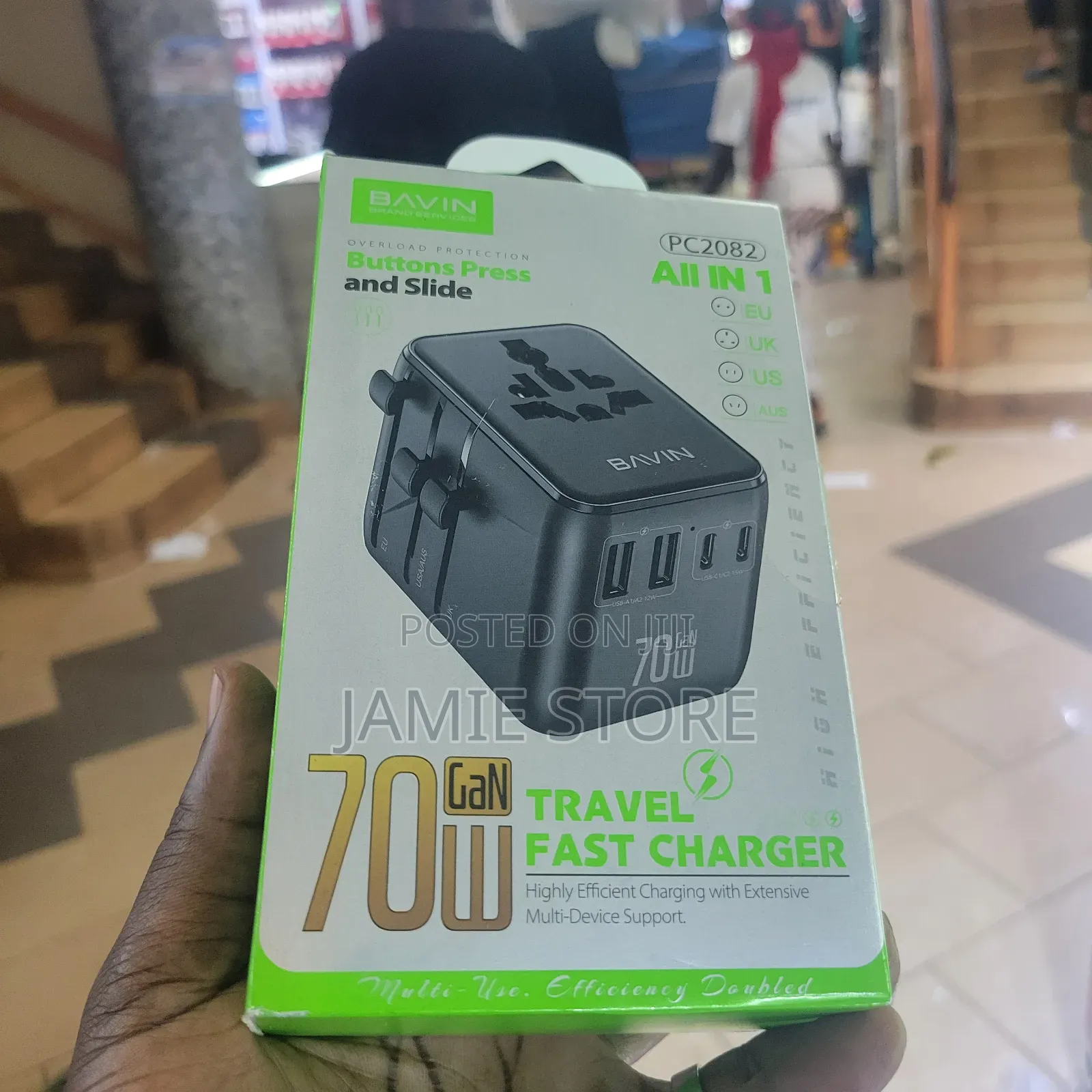 70w Universal Travel Adapter Bavin