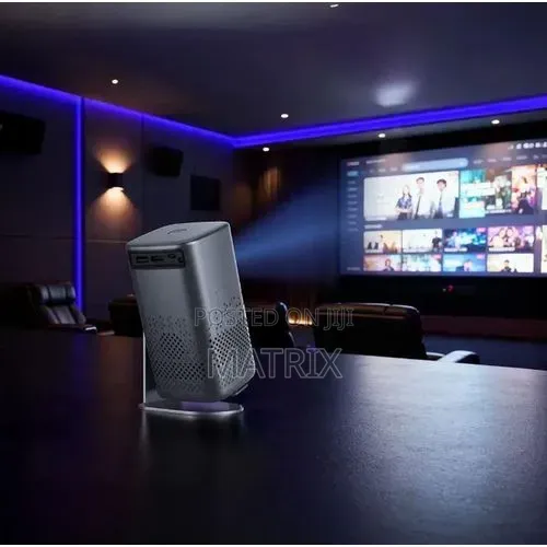Porodo Gobo Portable Air Projector, Rechargeable Projector With Stand